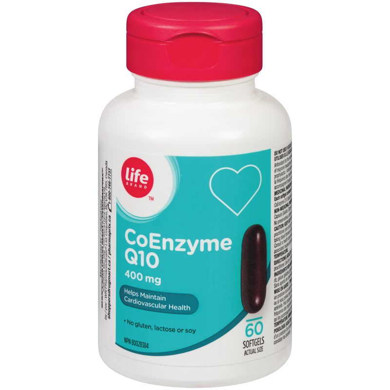 Life Brand CoEnzyme Q10 400mg 60 Capsules