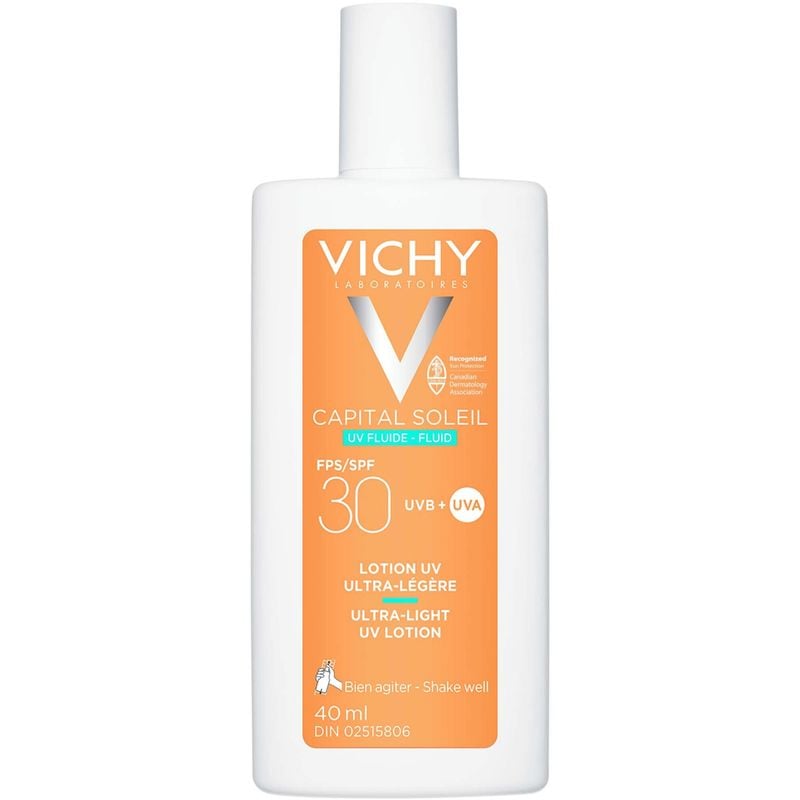 Vichy Sunscreen For Face, Capital Soleil Ultra-light UV Lotion SPF 30, 40ml