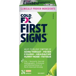 Cold-FX First Signs® Natural Cold Remedy