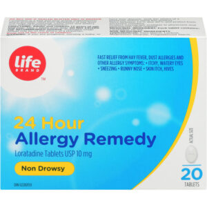 Life Brand LB Allertin 20 TAB 24 Hour Allergy Remedy