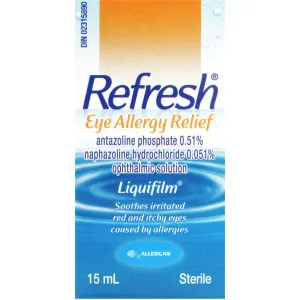 Refresh Eye Allergy Ophthalmic Solution 15 mL