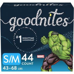 Goodnites Bedwetting Underwear for Boys, S/M 44 Count
