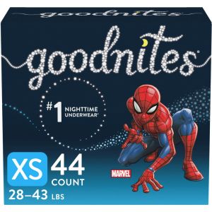 Goodnites Bedwetting Underwear for Boys, XS 44 Count