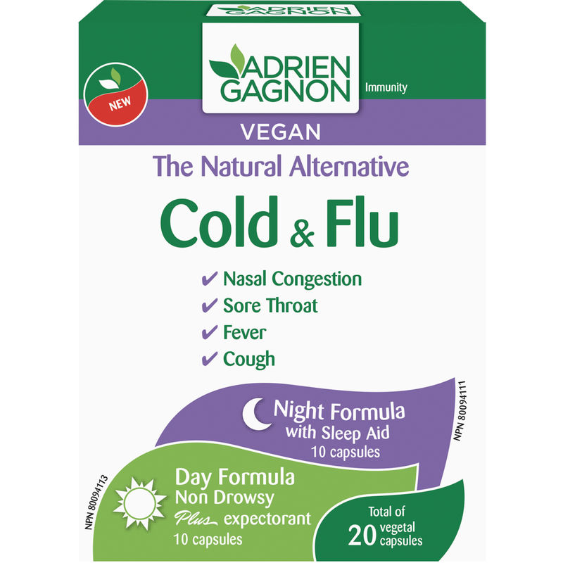 Adrien Gagnon Cold & Flu - Day & Night 20 EA