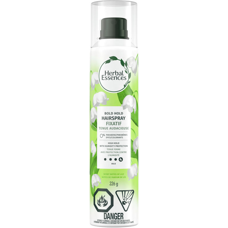 Herbal Essences Bold Hold Hairspray for All Hair Types, 24-Hour Hold 226 G