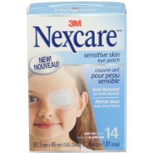 Nexcare Gentle Removal Eye Patch for Sensitive Skin - 14/Pack