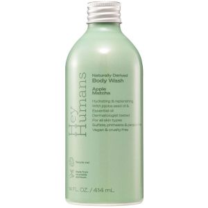 Hey Humans Sulfate-Free, Naturally Derived Body Wash – Apple Matcha 14 oz