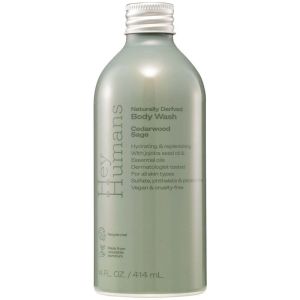 Hey Humans Sulfate-Free, Naturally Derived Body Wash – Cedarwood Sage 14 oz