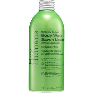 Hey Humans Sulfate-Free, Naturally Derived Body Wash – Cucumber Kiwi 14 oz