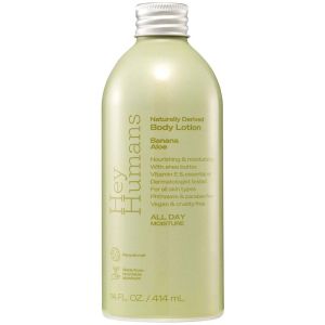 Hey Humans Vegan, Naturally Derived Body Lotion - Banana Aloe 14 oz