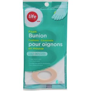 Life Brand Foam Bunion Cushions 6 Sheets