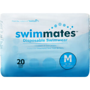 Tranquility Swimmates Disposable Swimwear, Medium 20 Count