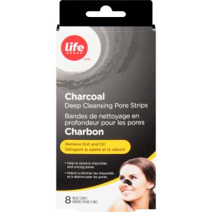 Life Brand Charcoal Deep Cleansing Pore Strips 8 Sheets