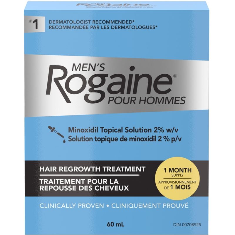 Men's ROGAINE® 2% Minoxidil Solution Hair Loss Treatment 60mL