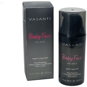 Vasanti Baby Face Primer 30 mL - Pore Minimizing, Hydrating, and Long-Lasting