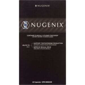 Nugenix Free Testosterone Booster 42 Capsules - Supports Testosterone Production and Libido
