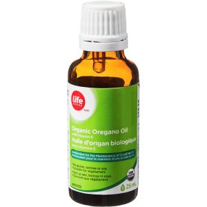 Life Brand Organic Oregano Oil with Vitamin E 25 mL