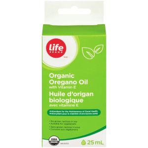 Life Brand Organic Oregano Oil with Vitamin E 25 mL