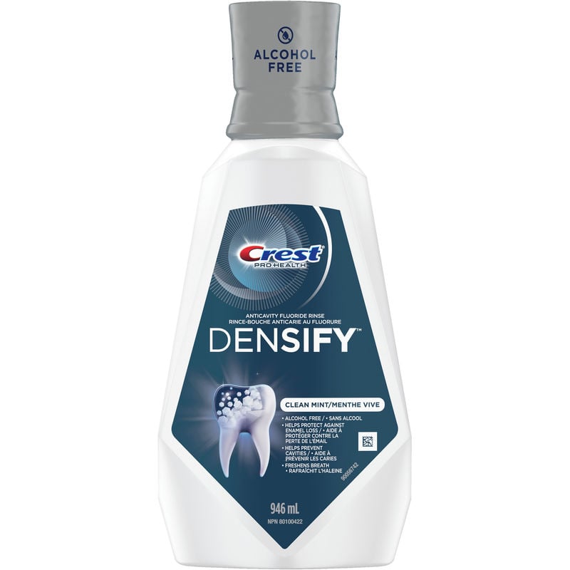 Crest Pro Health Densify Mouthwash, Clean Mint, 946 mL