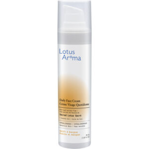 Lotus Aroma Daily Face Cream 40 mL - All-Natural, Vegan, and Suitable for Sensitive Skin