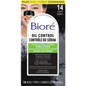 Biore Deep Cleansing Charcoal Pore Strip Value Pack 14 Count