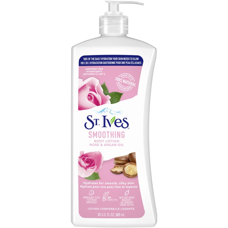 St. Ives Smoothing Rose & Argan Oil Body Lotion - 621 mL