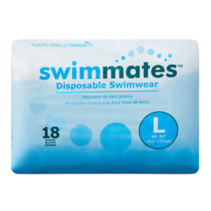 Tranquility Swimmates Disposable Swimwear, Large 18 Count
