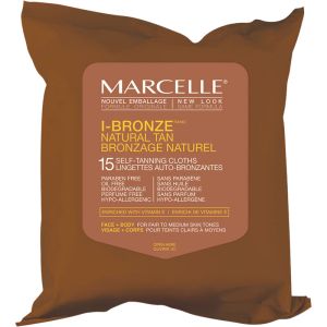 Marcelle I-Bronze Self-Tanning Cloths 15 Wipes