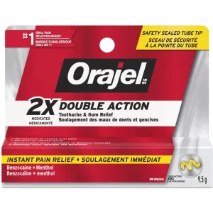 Orajel Double Action Toothache and Gum Relief Gel