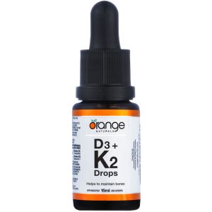 Orange Naturals D3+K2 Drops 15 mL