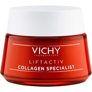 Vichy Liftactiv Collagen Specialist - Anti-Aging Face Moisturizing Cream with Peptides and Vitamin C 50 mL