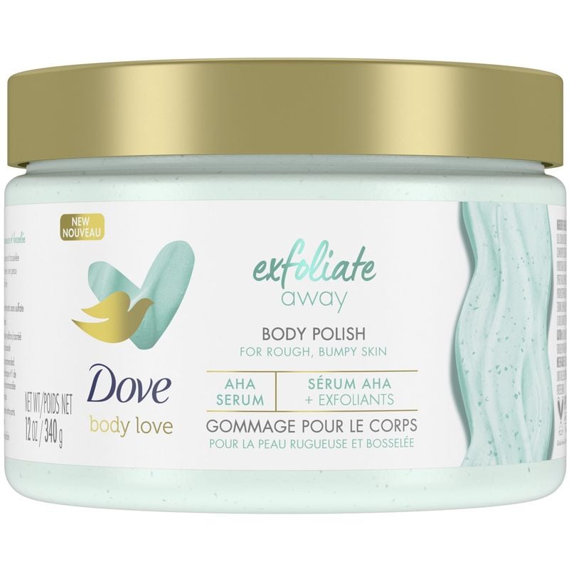 Dove Body Love Body Polish with AHAs for Silky Smooth Skin 340g