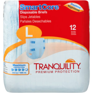 Tranquility SmartCore Breathable Briefs, Large 12 Count