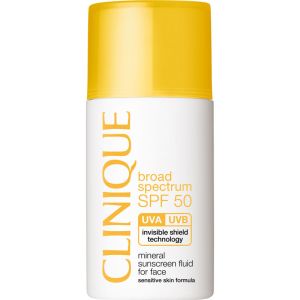 Clinique SPF 50 Mineral Sunscreen Fluid for Face