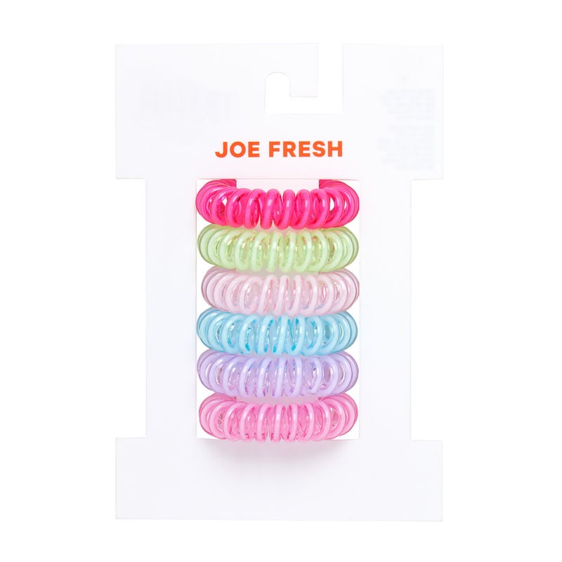 Joe Fresh 6 Pack Coil Hair Elastics
