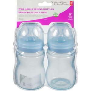 President's Choice Wide Neck Bottle 8oz, 2 Pack