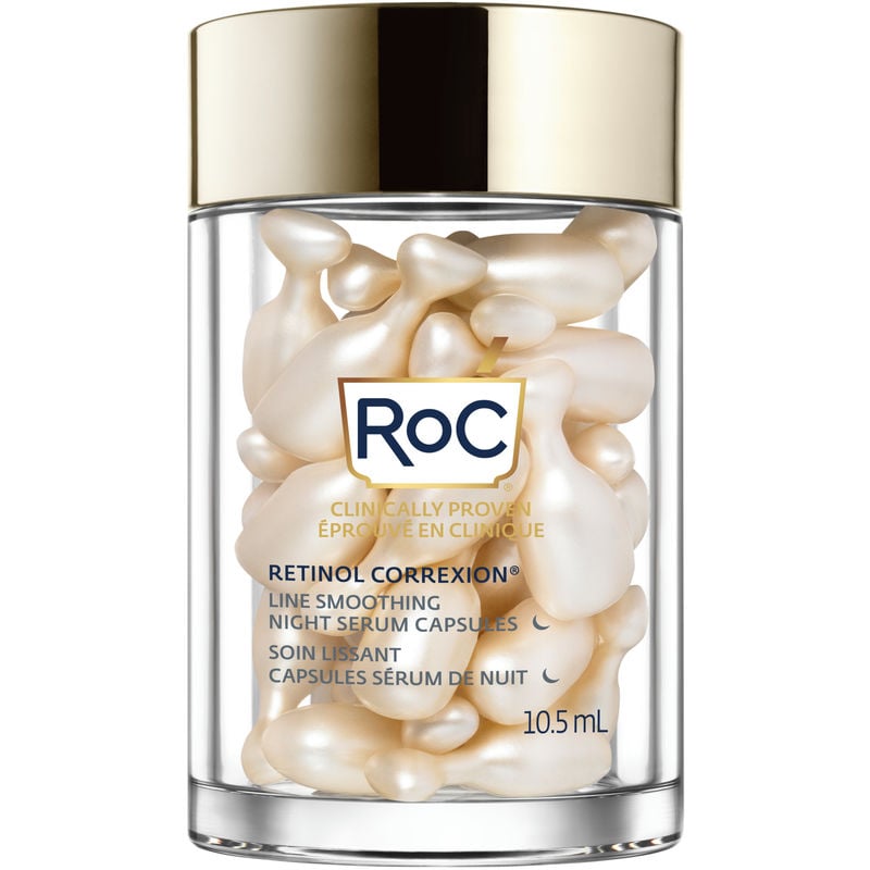 RoC Skincare Retinol Correxion Line Smoothing Night Serum Capsules