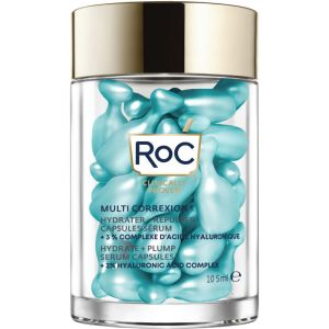 RoC Skincare Multi Correxioni¸ Hydrate + Plump Serum Capsules 30 Count