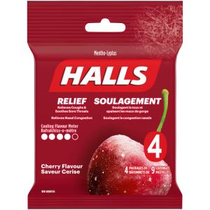 Halls Relief Mentho-lyptus Cherry Flavour Cough Drops Multipack