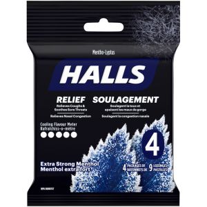 Halls Relief Mentho-lyptus Extra Strong Menthol Cough Drops