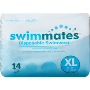 Tranquility Disposable Swimwear for Bowel Incontinence, X-Large 14 Count