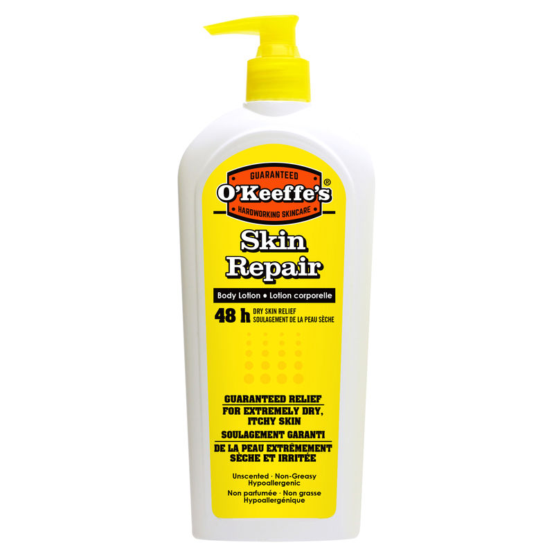 O'Keeffe's Skin Repair Pump 12 oz - Guaranteed Relief for Extremely Dry, Itchy Skin
