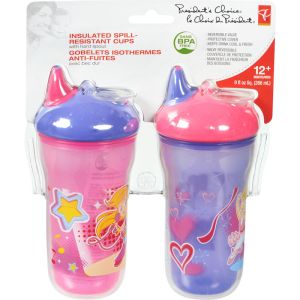 President's Choice Insulated Spill-Resistant Cups with Hard Spout 9 oz Sippy Cup