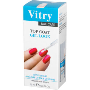 Vitry Top Coat Gel Look - Professional Gel Manicure Finish at Home