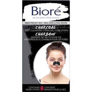 Biore Deep Cleansing Charcoal Pore Strip 8 Count