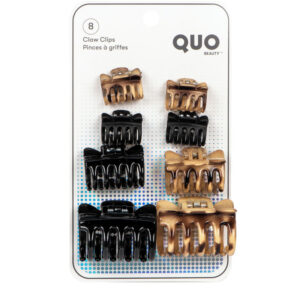 Quo Beauty Asst Claw Clips 8 ea