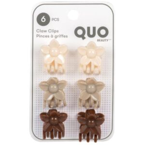 Quo Beauty Claw Clips Mini Flowers Multi