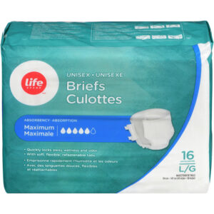 Life Brand LB Unisex Briefs 16 Count