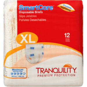 Tranquility SmartCore Breathable Briefs, X-Large 12 Count