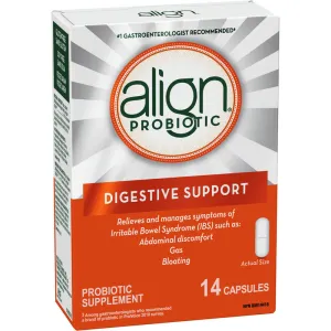 Align Probiotics, Daily Probiotic Supplement for Digestive Care, 14 Vegetarian Capsules